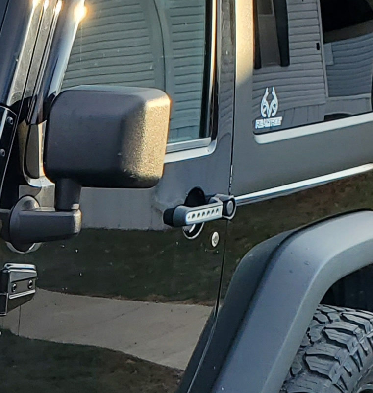 DV8 Offroad Door & Tailgate Handle Inserts for 07-18 Jeep Wrangler JK 2